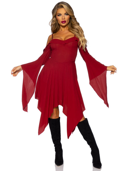 Bell Sleeved Peasant Dress - Unspoken Fashion