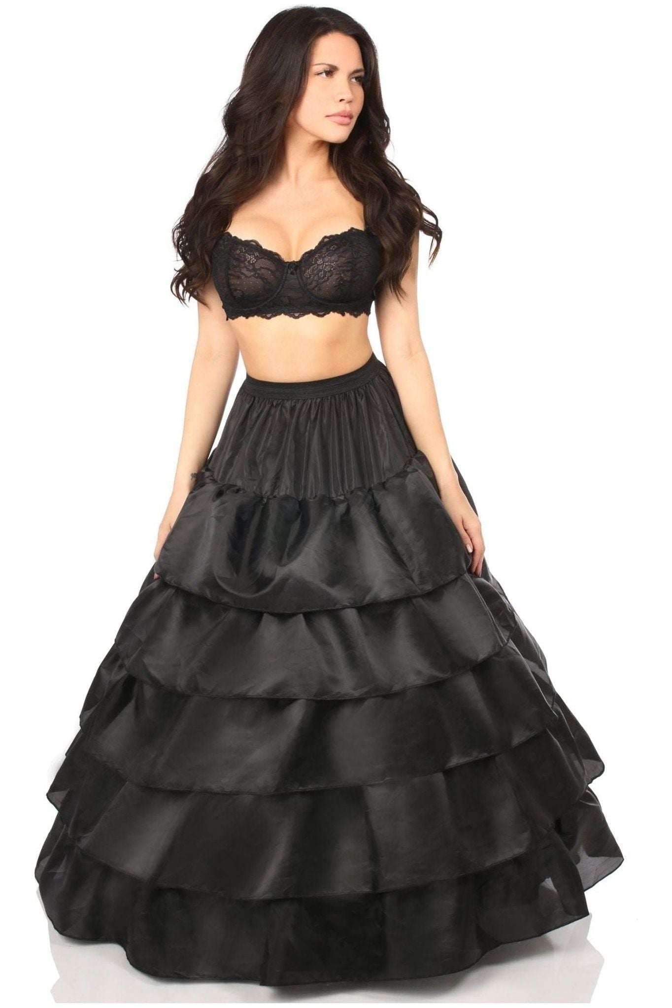 Black Hoop Skirt.