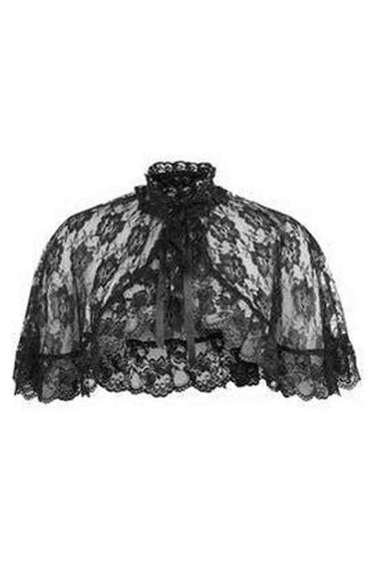 Black Lace Cape