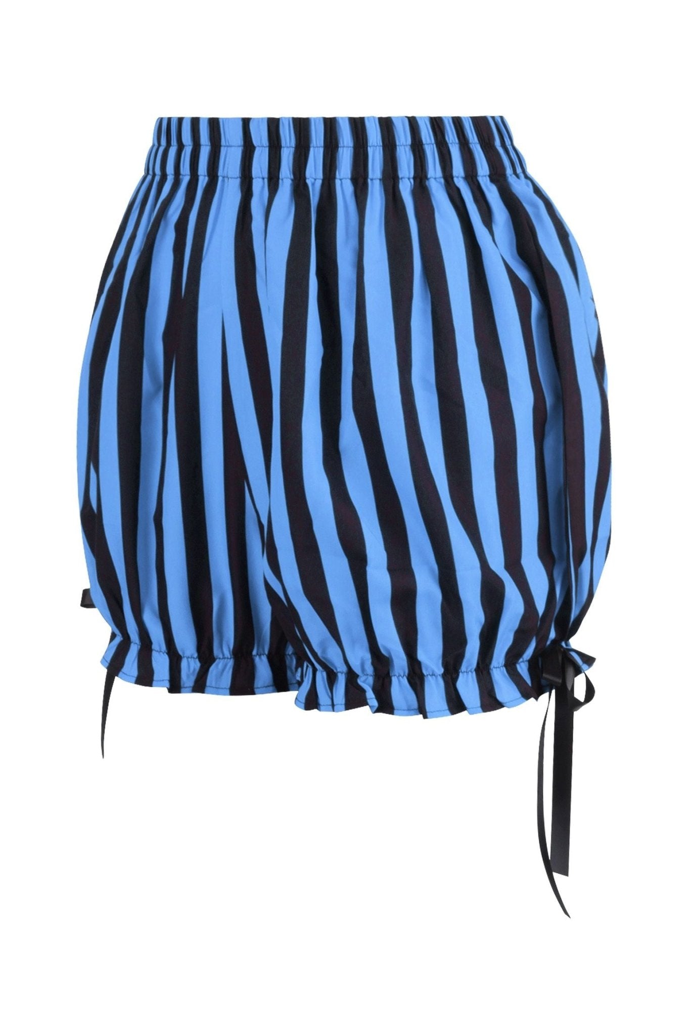 Black/Blue Striped Bloomers