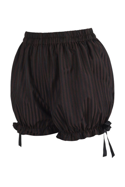 Black/Brown Stripe Brocade Bloomers