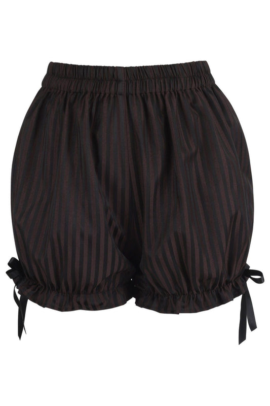 Black/Brown Stripe Brocade Bloomers