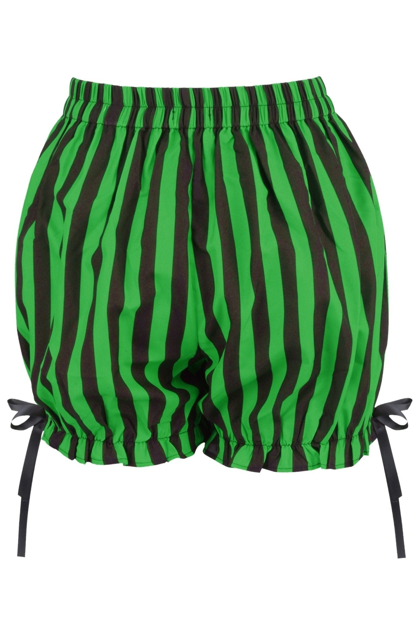 Black/Green Striped Bloomers