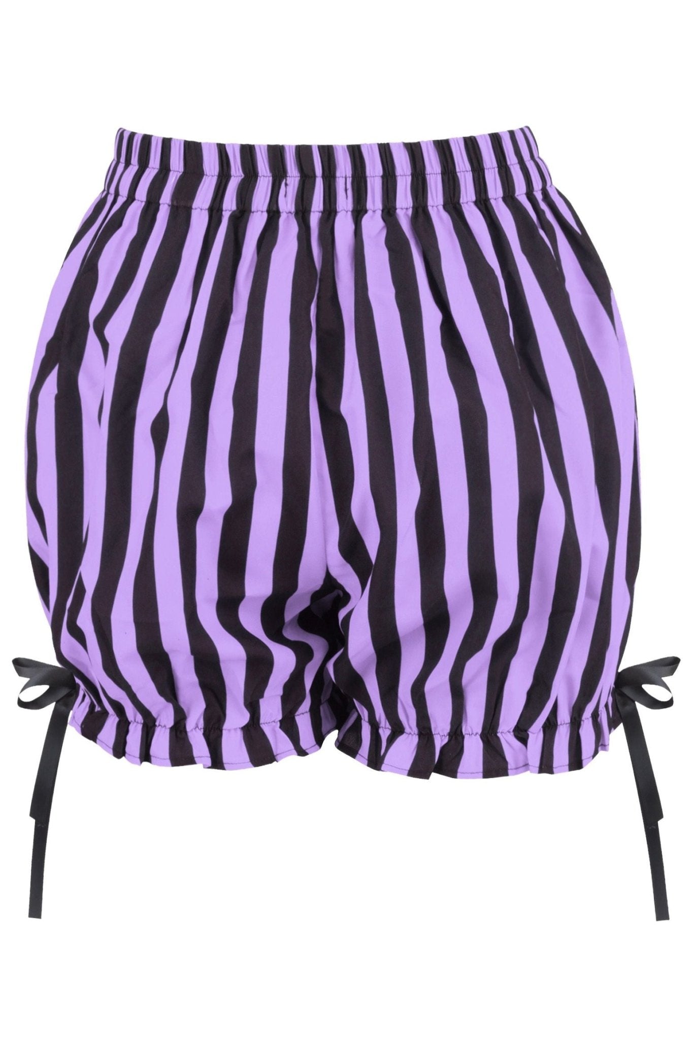 Black/Light Purple Striped Bloomers