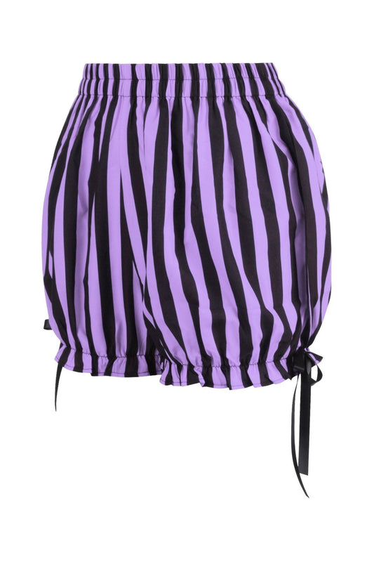 Black/Light Purple Striped Bloomers