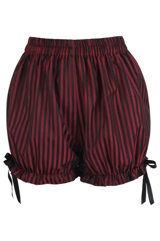 Black/Red Stripe Brocade Bloomers