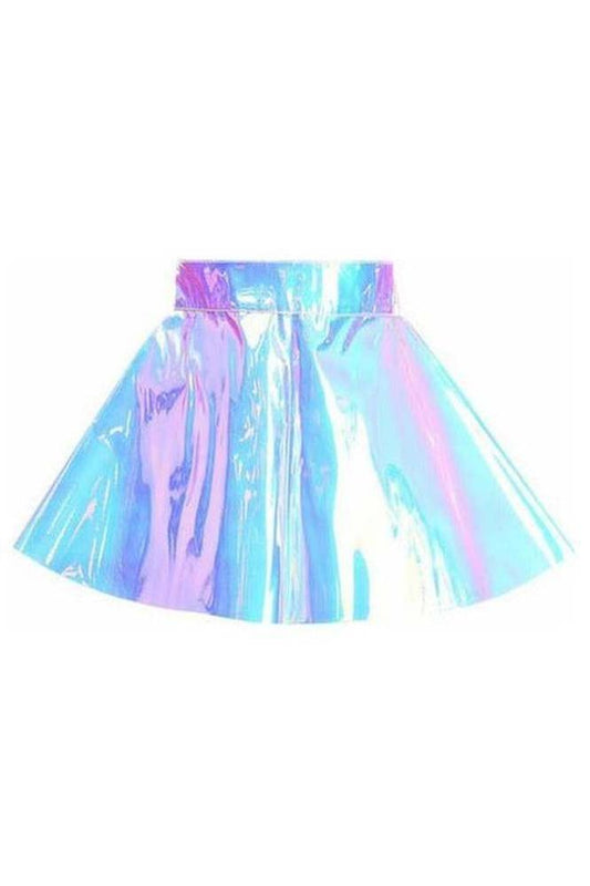 Blue/Purple Holo Skater Skirt