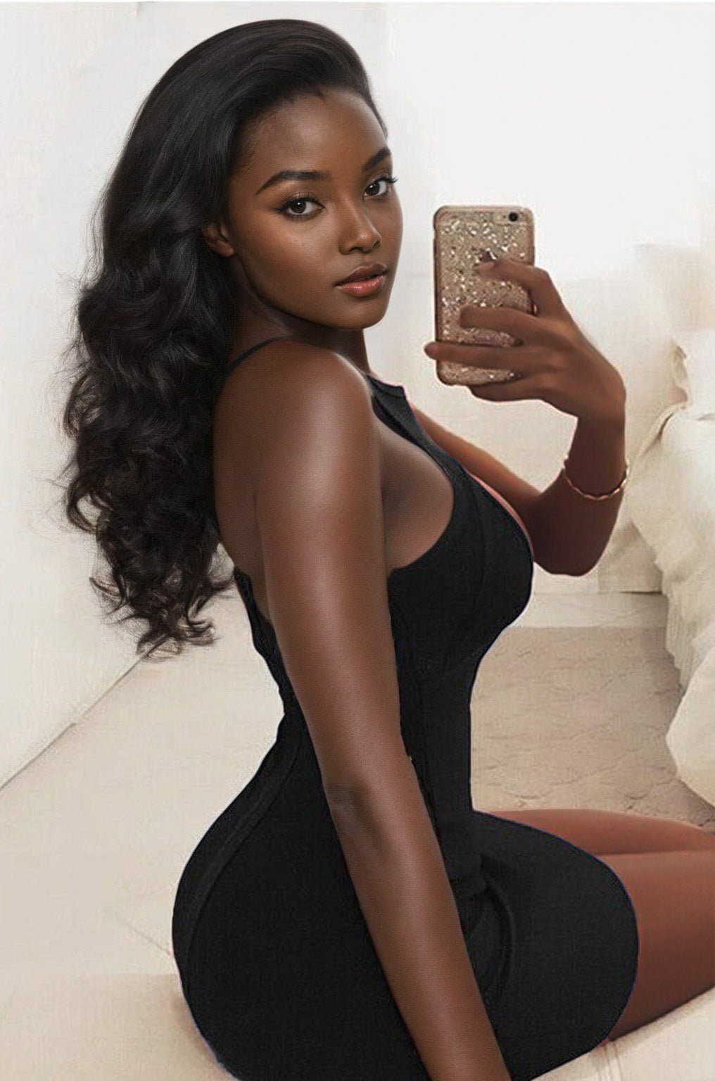 Busty Cut Out Seamless Dress - Unspoken Fashion