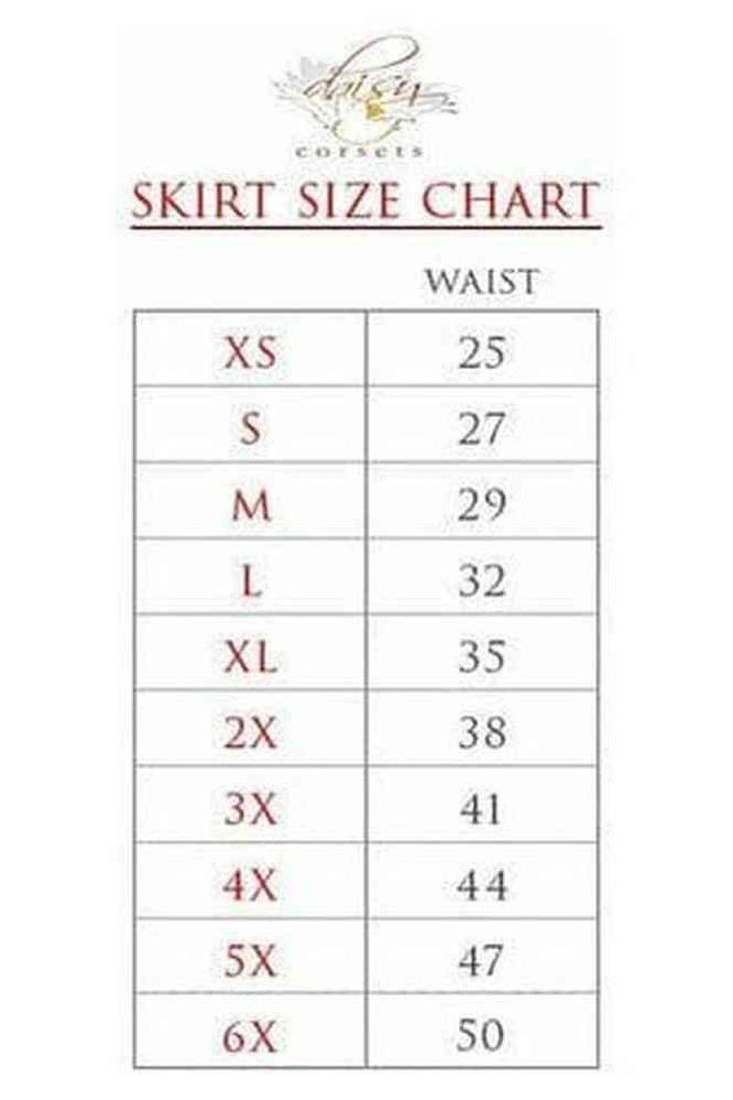 Butterfly Print Stretch Lycra Skirt