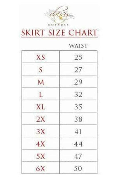 Butterfly Print Stretch Lycra Skirt