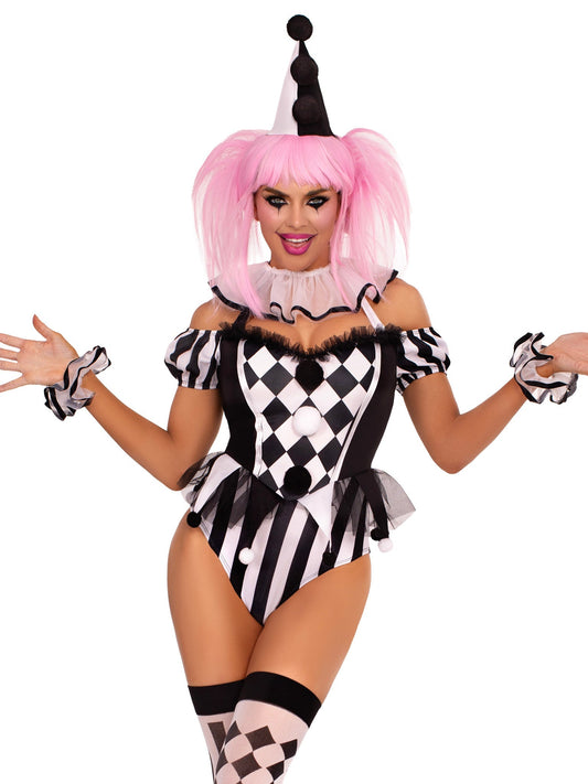 Captivating Circus Clown Costume - Unspoken Fashion