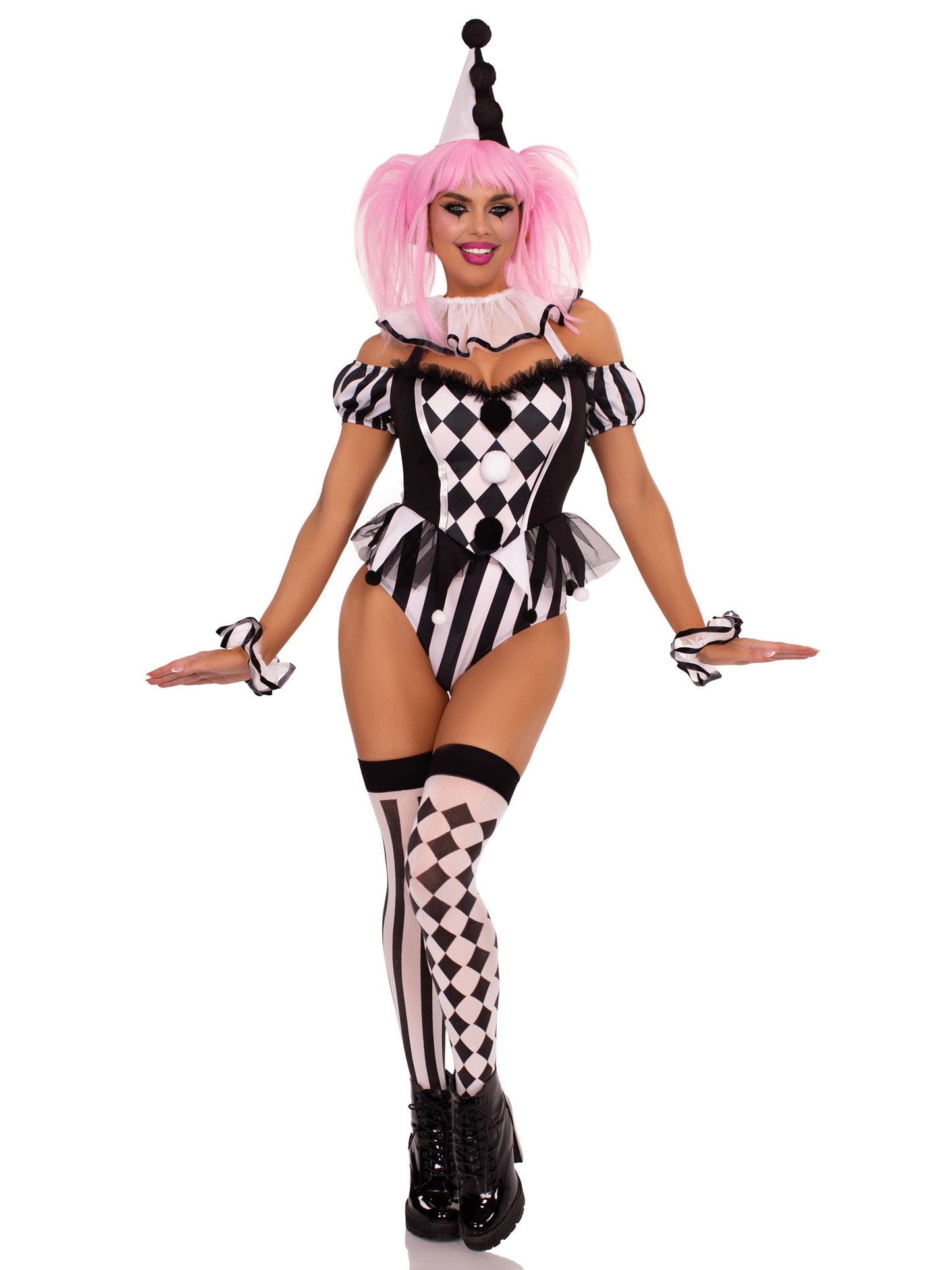 Captivating Circus Clown Costume - Unspoken Fashion