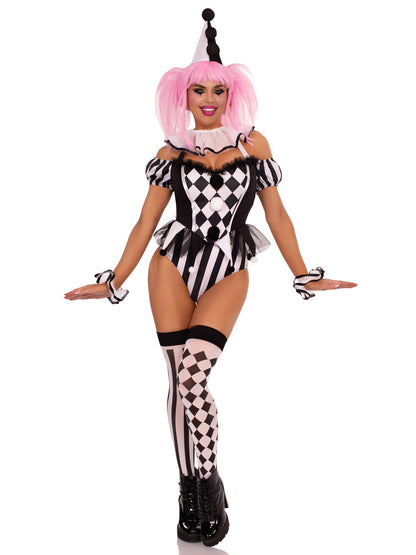 Captivating Circus Clown Costume - Unspoken Fashion