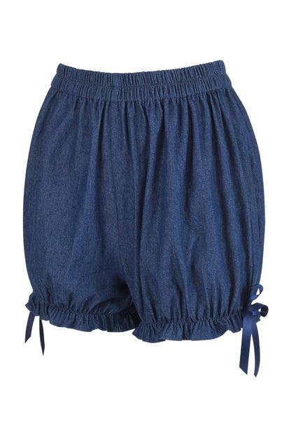 Dark Blue Denim Bloomers