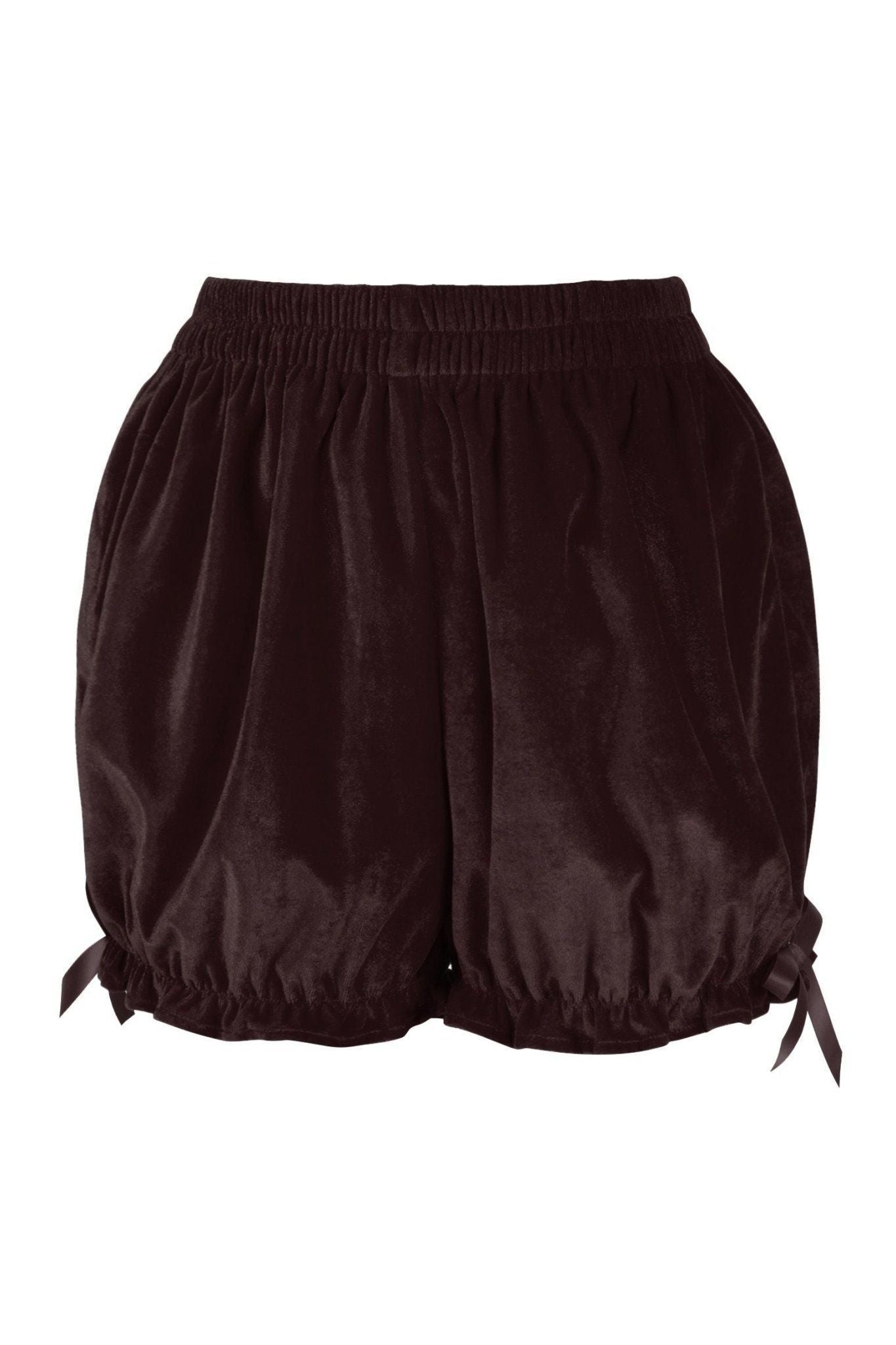 Dark Brown Velvet Bloomers