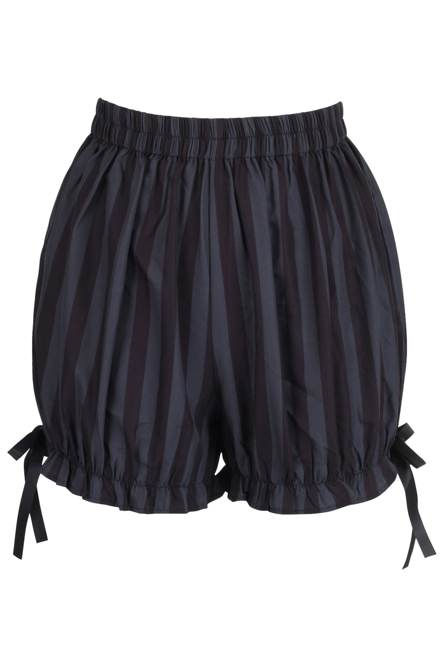 Dark Gray/Black Striped Bloomers.