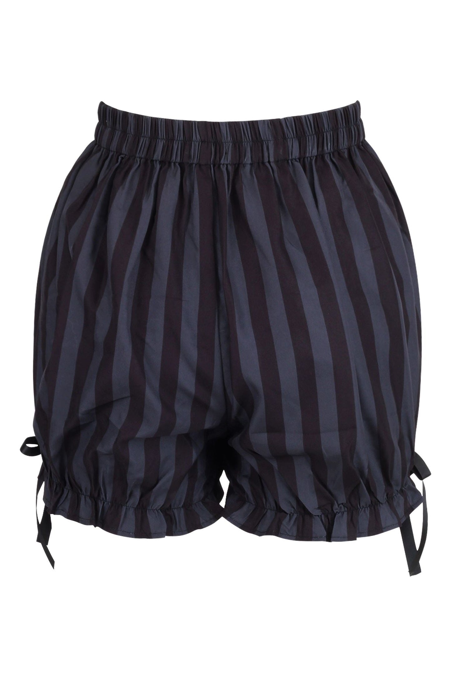 Dark Gray/Black Striped Bloomers.