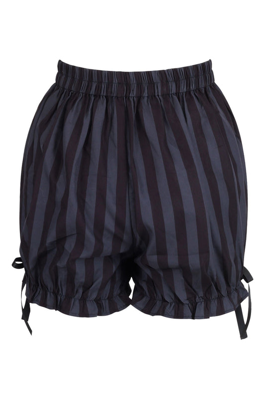 Dark Gray/Black Striped Bloomers.