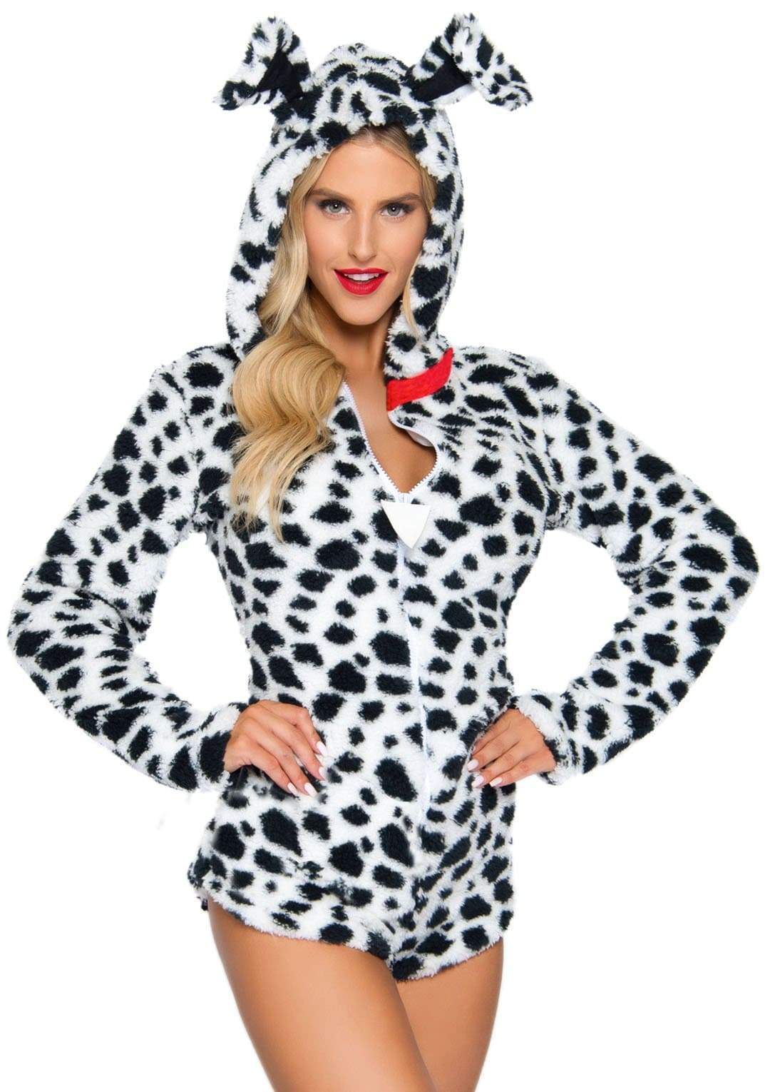 Darling Dalmatian Ultra Soft Romper With Hood - Unspoken Fashion