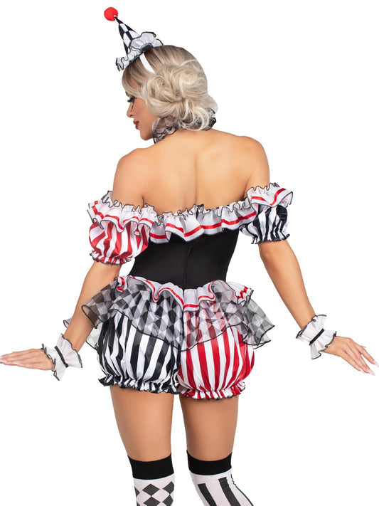 Darling Harlequin Clown Costume - Unspoken Fashion