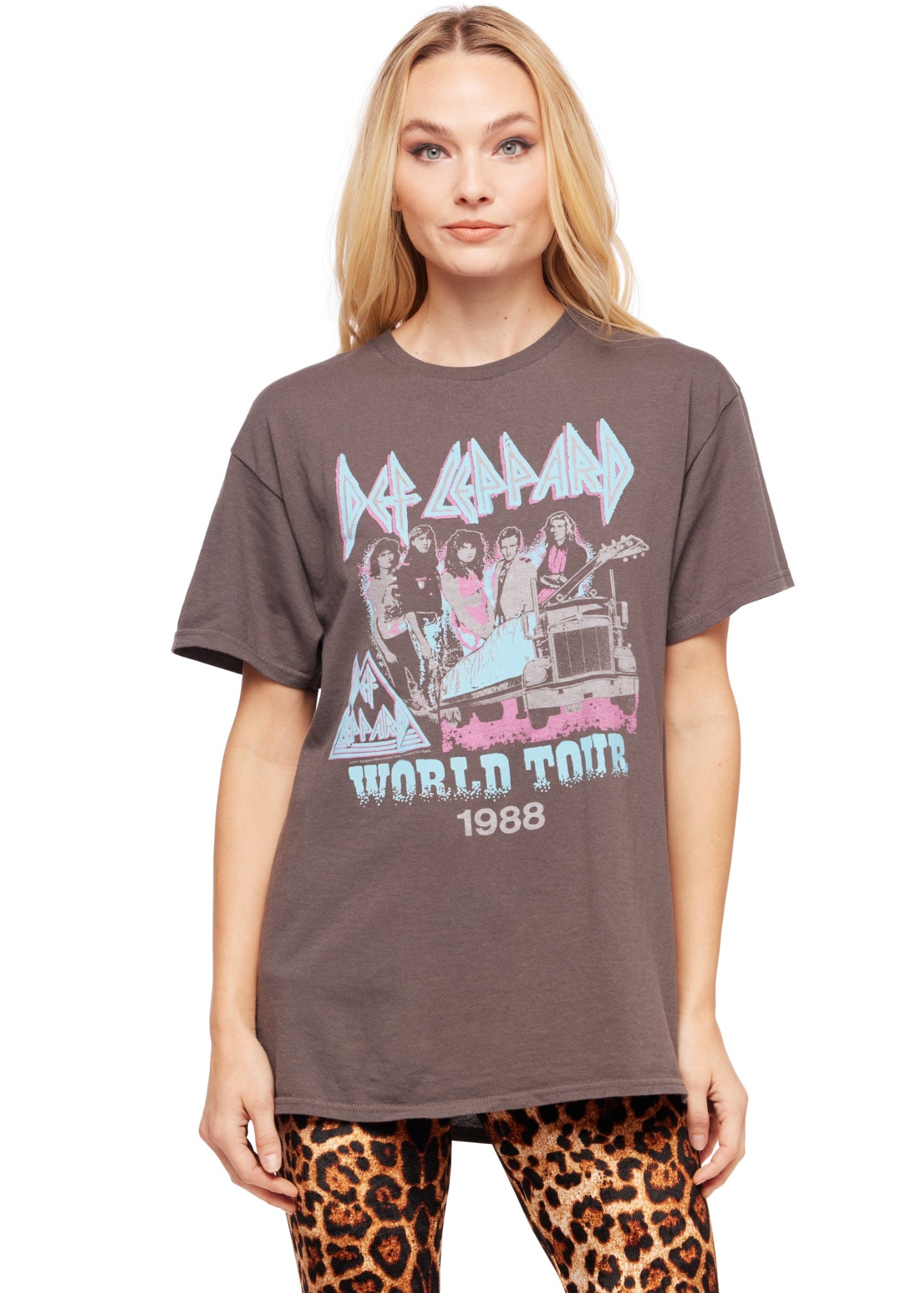 Def Leppard 1988 Tour Oversized Band Shirt by Junk Food