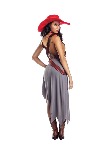 Dreamgirl Bandita Faux Suede Dress Women’s Costume – Western Cowgirl Outfit