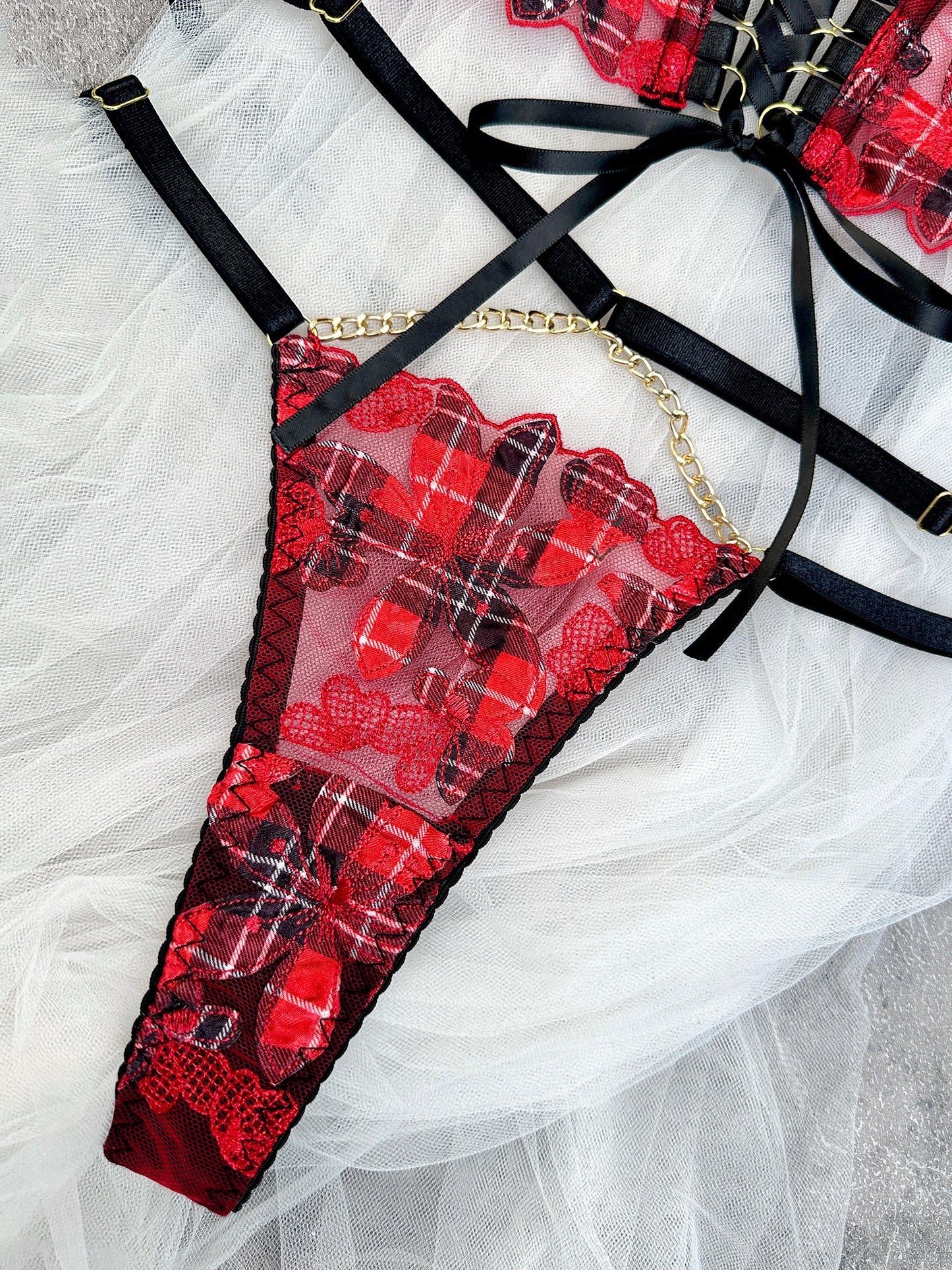 Vivienne Lace Harness Set