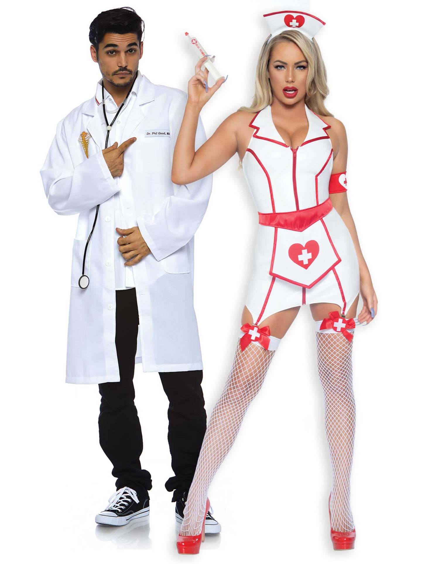 ER Hottie Nurse Vinyl Costume - Unspoken Fashion