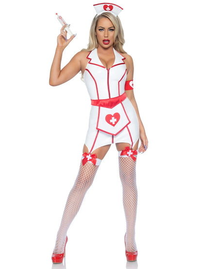 ER Hottie Nurse Vinyl Costume - Unspoken Fashion