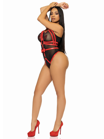 Filthy Gorgeous Harness Teddy - Unspoken Fashion