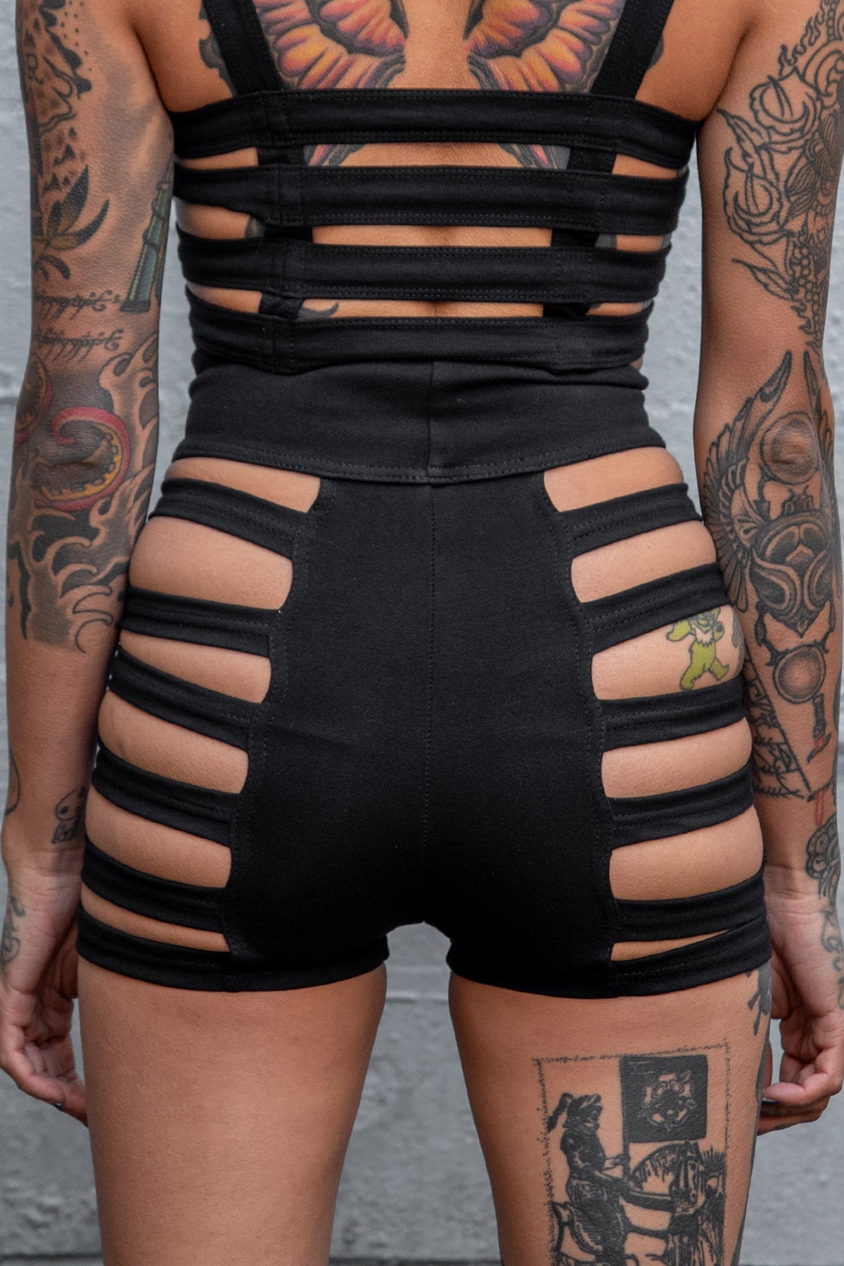 Five and Diamond Delila Shorts - black cotton