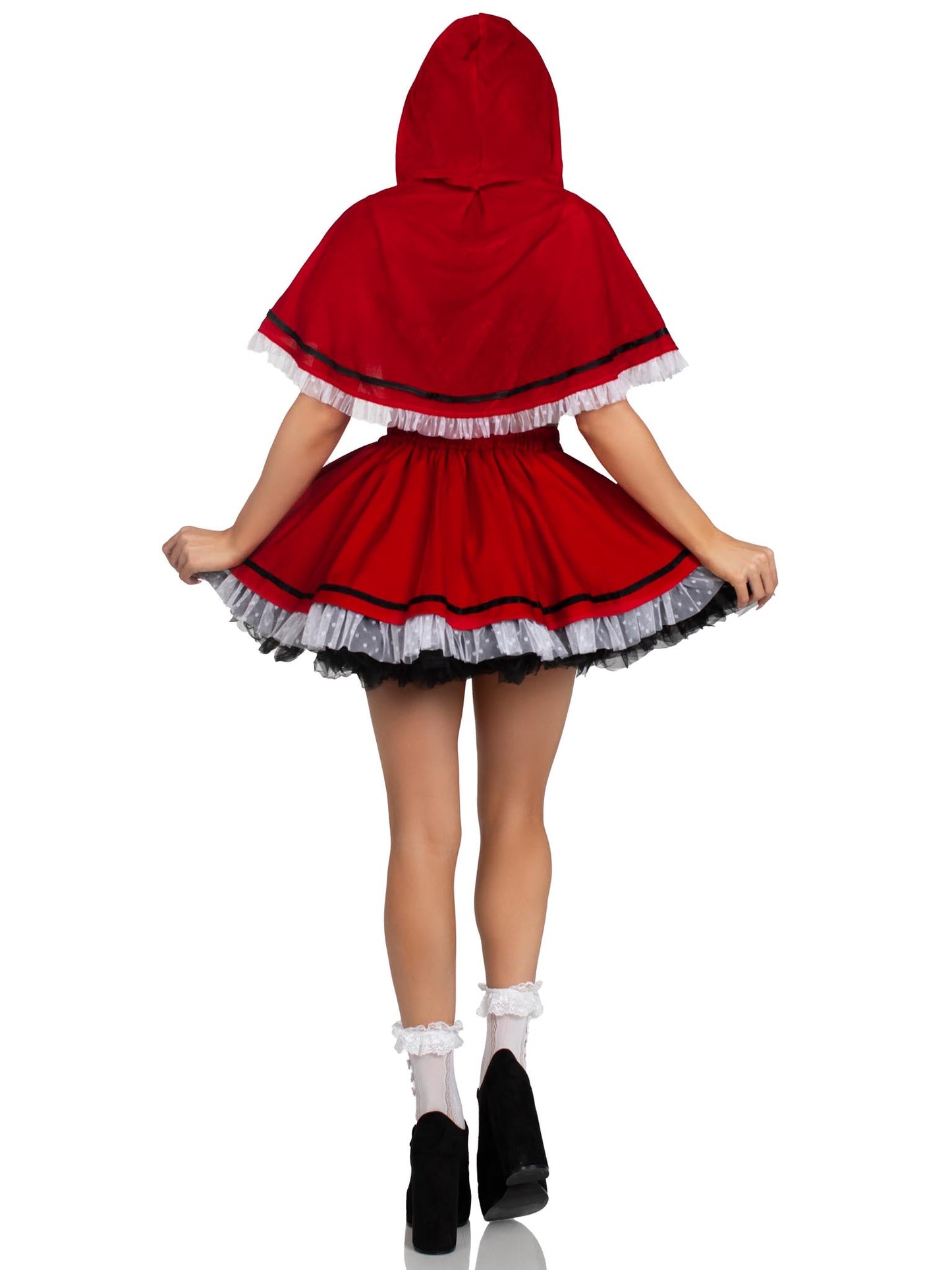 Flirty Miss Red Riding Hood Costume - Unspoken Fashion