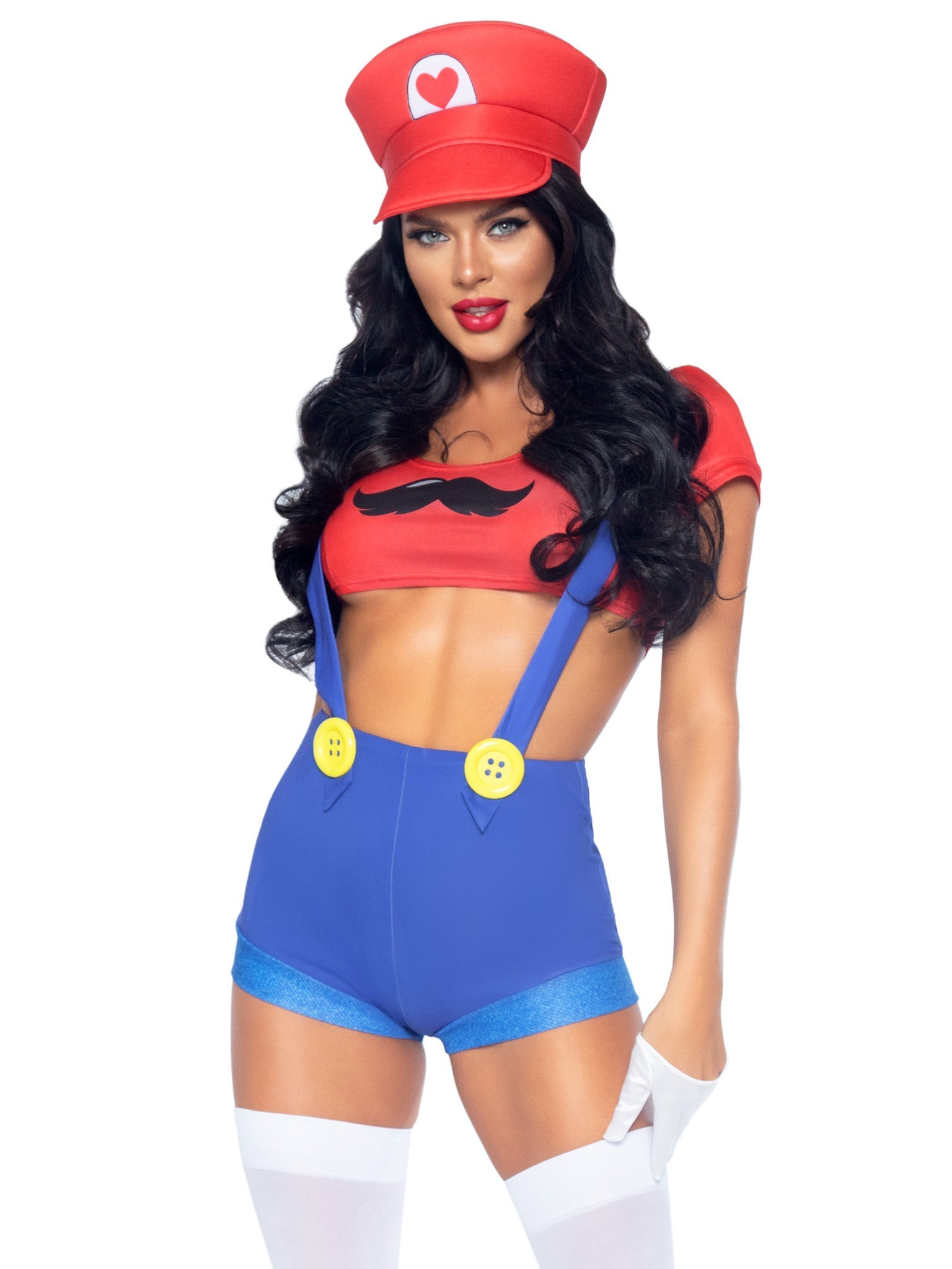 Gamer Babe Sexy Costume With Hat - Unspoken Fashion