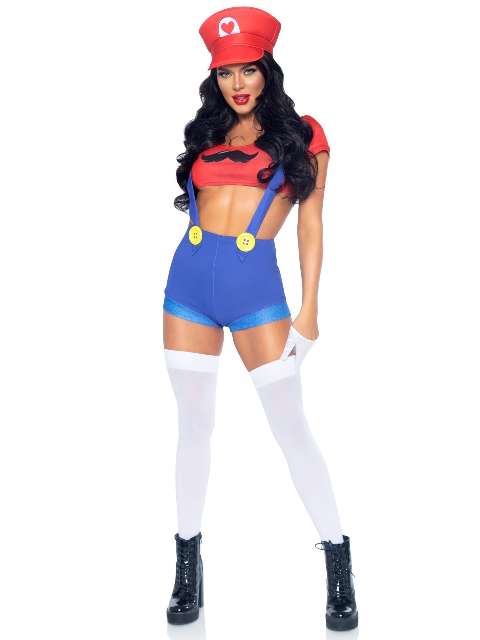 Gamer Babe Sexy Costume With Hat - Unspoken Fashion
