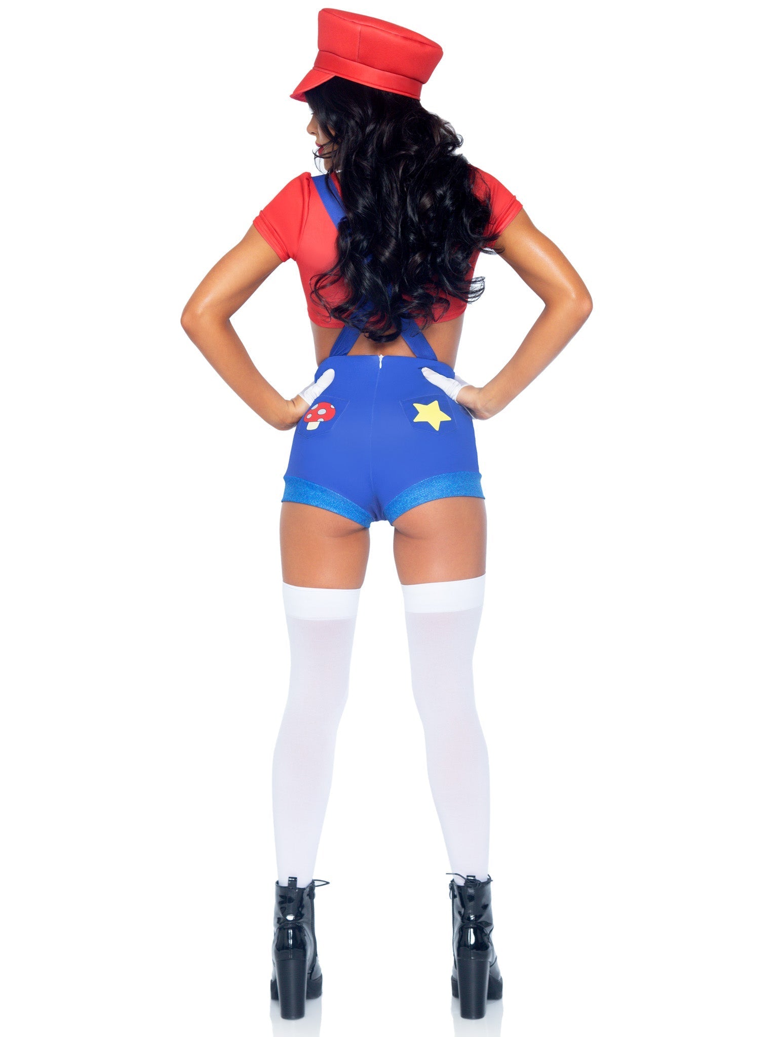 Gamer Babe Sexy Costume With Hat - Unspoken Fashion