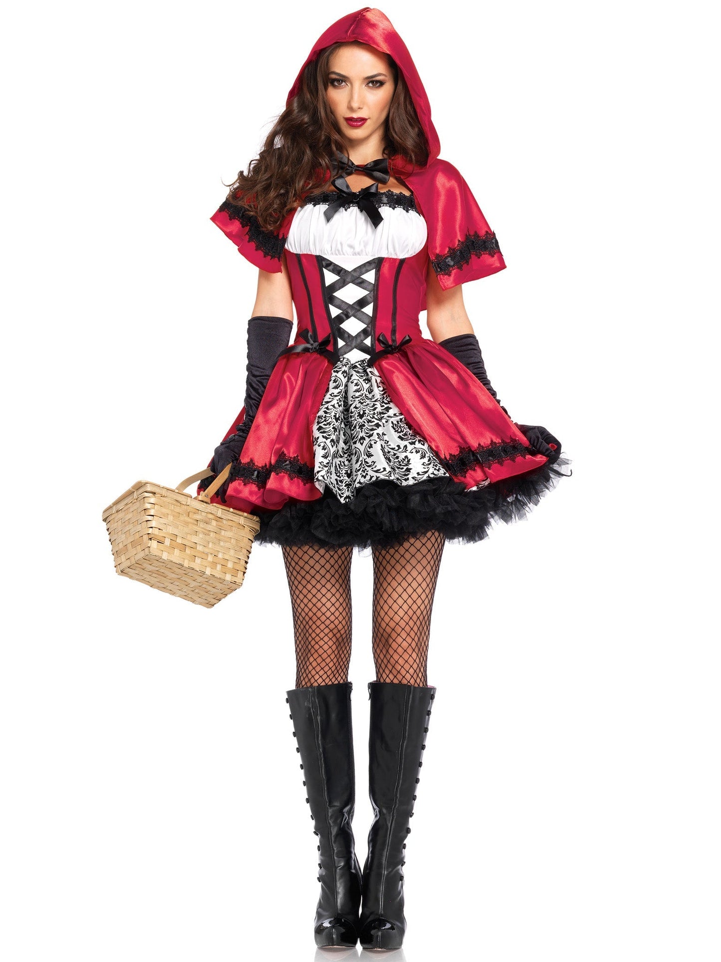 Gothic Red Riding Hood Costume - Unspoken Fashion
