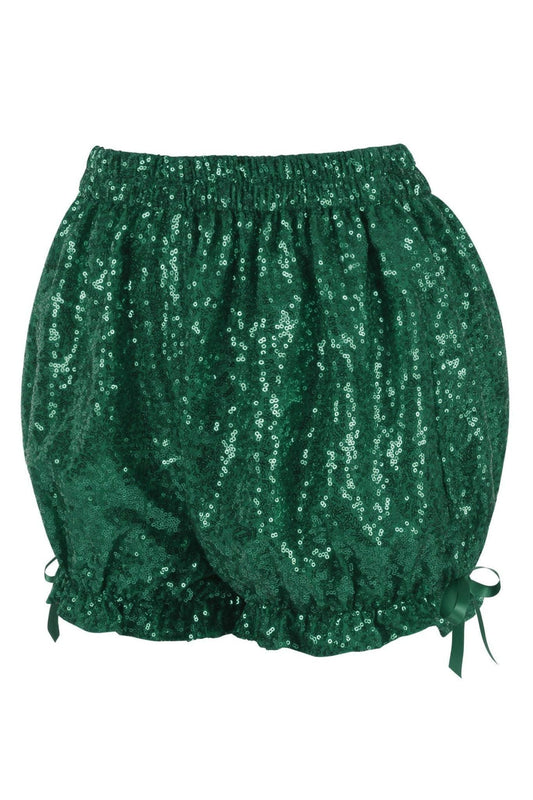 Green Sequin Bloomers