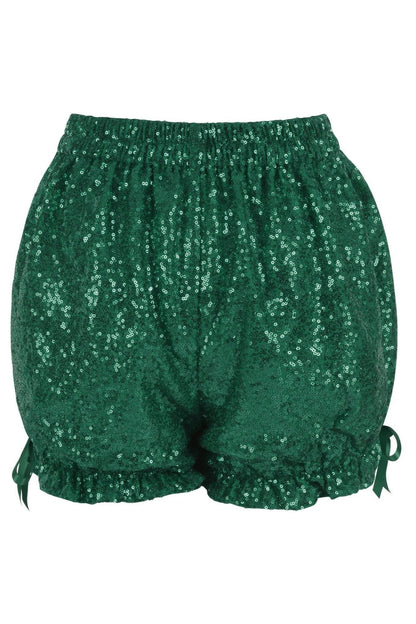 Green Sequin Bloomers
