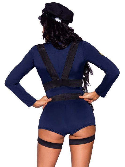 Handcuff Hottie Cop Costume - Unspoken Fashion