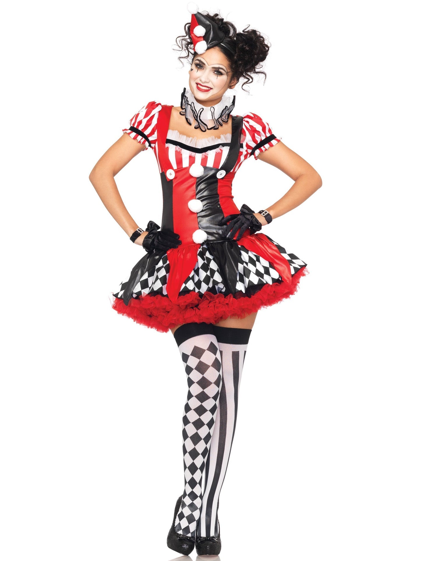 Harlequin Clown Costume - Unspoken Fashion