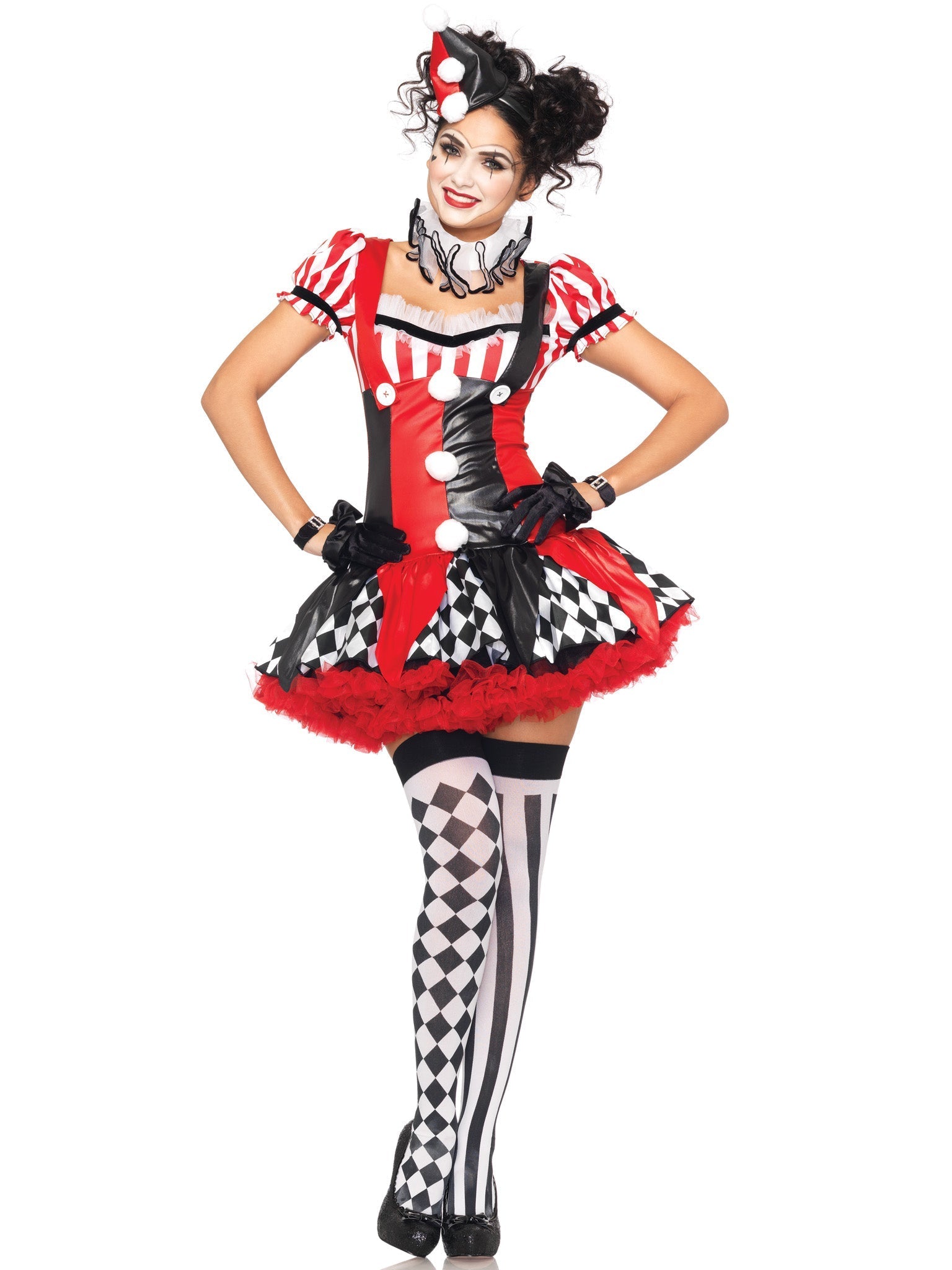 Harlequin Clown Costume - Unspoken Fashion