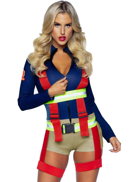 Hot Zone Honey Firefighter Costume - Unspoken Fashion