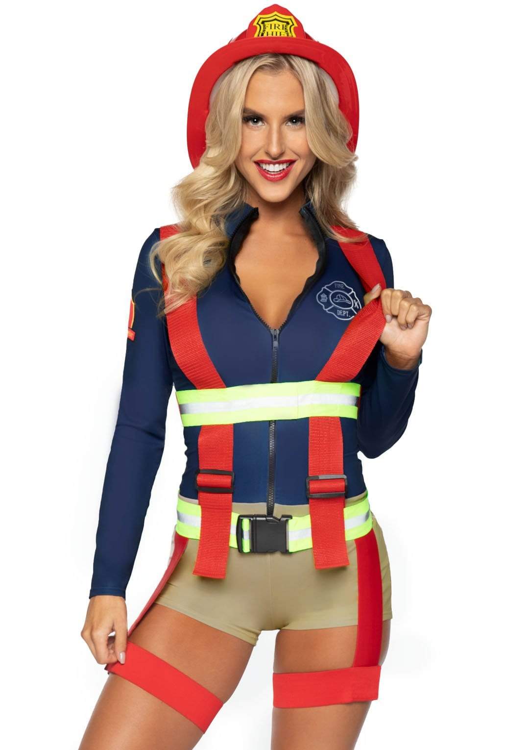 Hot Zone Honey Firefighter Costume - Unspoken Fashion