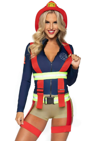 Hot Zone Honey Firefighter Costume - Unspoken Fashion