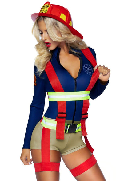 Hot Zone Honey Firefighter Costume - Unspoken Fashion