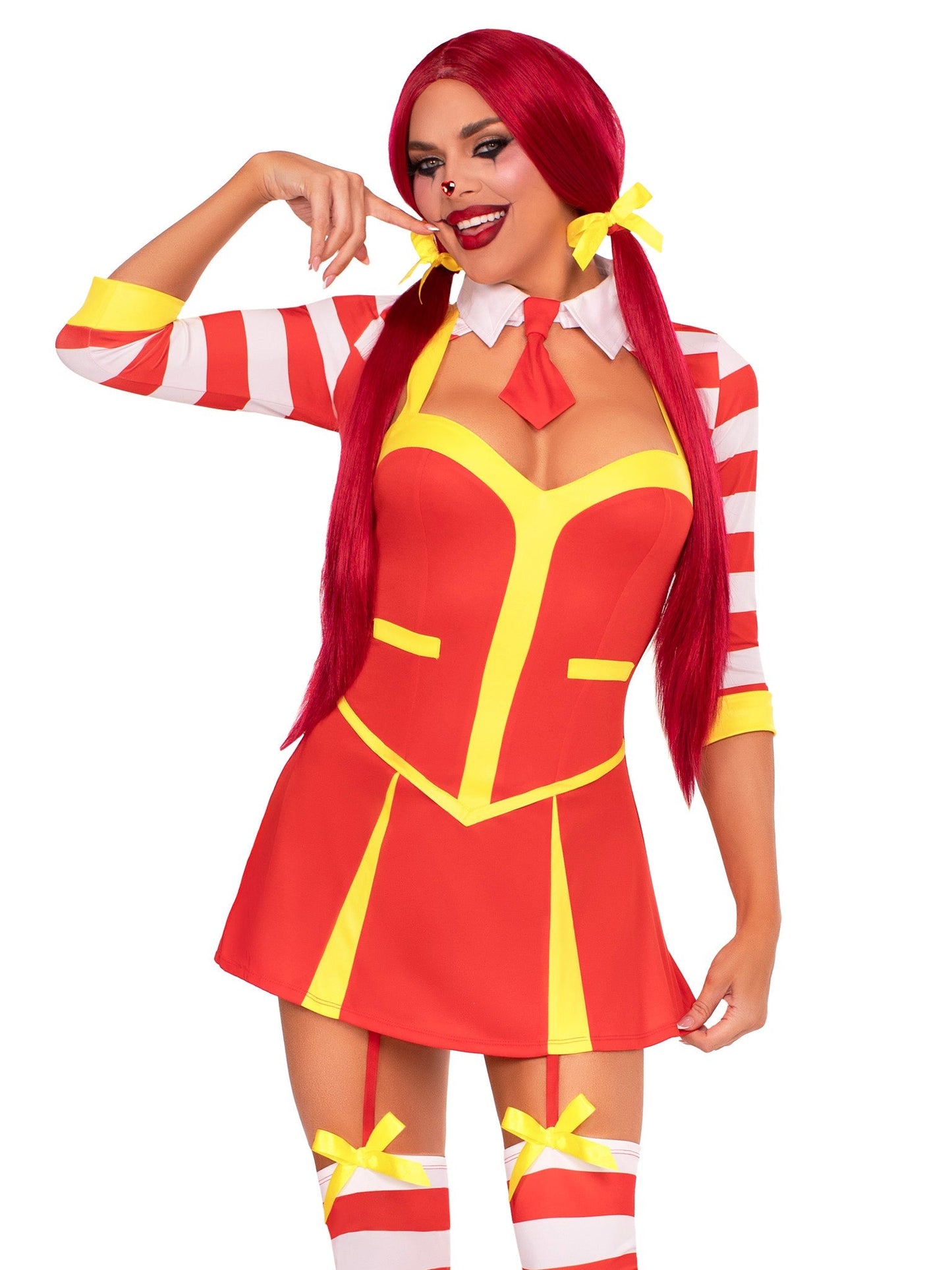 Ketchup Clown Costume - Unspoken Fashion