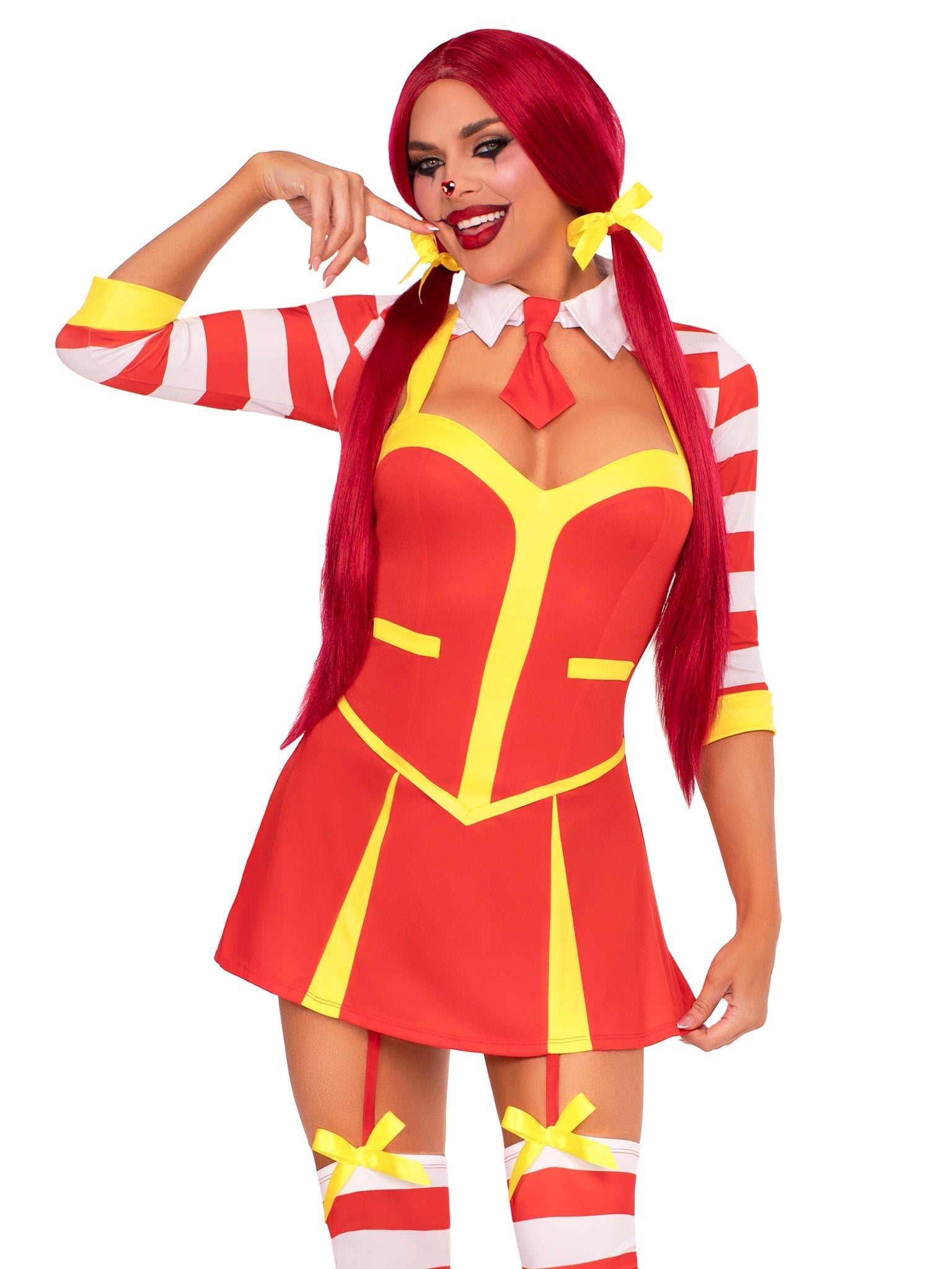 Ketchup Clown Costume - Unspoken Fashion