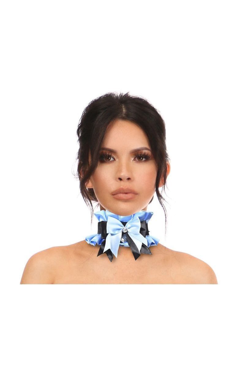 Kitten Collection Blue/Black Choker