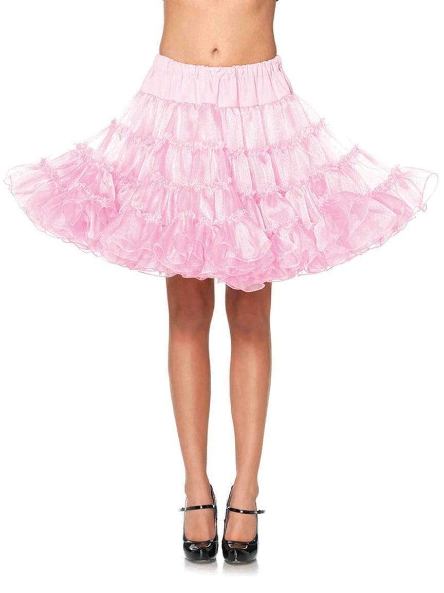 Knee Length Deluxe Crinoline Petticoat Costume Skirt - Unspoken Fashion