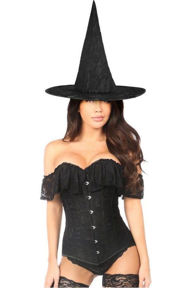 Lavish 3 PC Premium Lace Witch Corset Costume